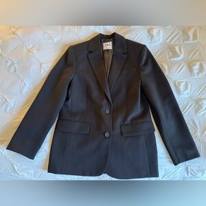 Zara Basic Oversized Black Blazer